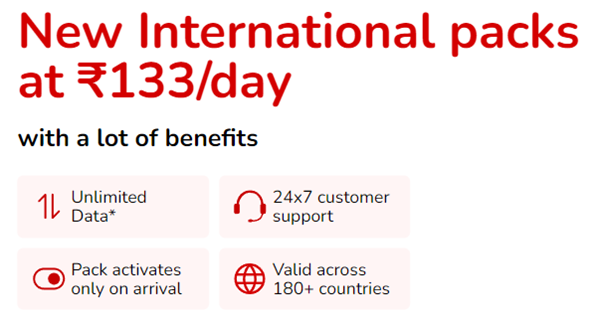 airtel announces roaming plans starting at rs 133 per day with access to 184 countries